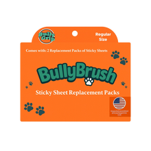 Load image into Gallery viewer, Bully Brush Sticky Sheet Replacement Packs (2 pack)
