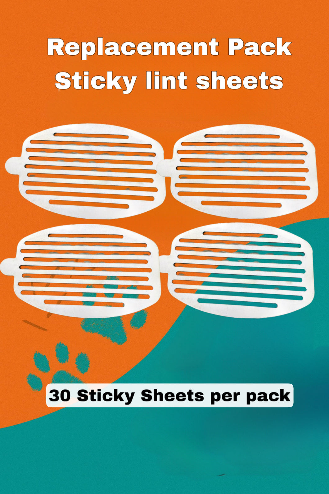 Bully Brush Sticky Sheet Replacement Packs (4 pack)