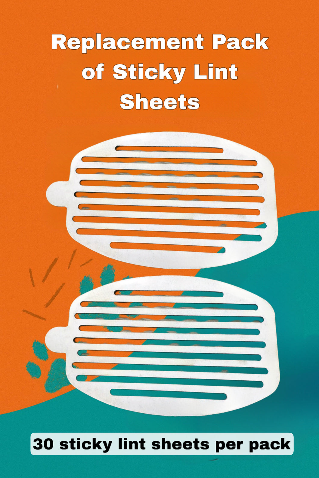 Bully Brush Sticky Sheet Replacement Packs (2 pack)